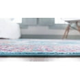 thumbnail image 5 of Unique Loom Charm Collection Area Rug - Clover (8' x 10' Rectangle Turquoise/Blue), 5 of 7