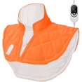 thumbnail image 1 of TRAHOO-Electric Heating Pad for Neck and Shoulders, Weighted Neck Heating Pads, 6 Heat Settings Heated Pad with Auto Off (Orange, XXL), 1 of 4