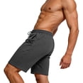 thumbnail image 6 of Lovzfmll Men's Summer Beach Casual Running Sports Shorts, 5-Inch Straight Leg Athletic Bermuda Shorts Black, 2XL, 6 of 9