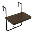 thumbnail image 1 of Costway Folding Hanging Table Outdoor Railing Table with 3-Level Adjustable Height, 1 of 9