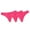 Hot Pink, variant on Women's Cotton Brief Underwear Women's Panties 3 Pack Women's Solid Color Casual Seamless Silk Thong Comfortable Seamless Ultra Thin Low Waisted Underwear
