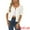 White, variant on Women's Vintage Bolero Cardigan Button Up Shrug Sweater L Black