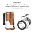 thumbnail image 3 of Yuarrent Luz de Camping con energía Solar portátil de mano recargable telescópica colgante lámpara de pesca nocturna accesorios de carpas Bronce, 3 of 6