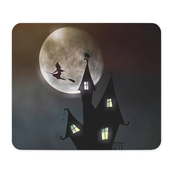 CafePress - Halloween Scene Mousepad - Non-slip Rubber Mousepad, Gaming Mouse Pad