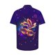 thumbnail image 3 of Ceisia Men's Mardi Gras Festive Print Short Sleeve Button-Up Shirt Collection | Celestial Feather Mask Button-Up Shirt Gifts, 3 of 8