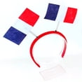 thumbnail image 4 of Aro para el pelo con bandera de Francia competición de bandas de fútbol para mujeres y niñas, 4 of 4