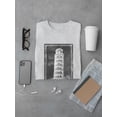 thumbnail image 3 of Leaning Tower Of Pisa Sketch T-Shirt Men -Ethan Harper Designs, Male x-Large, 3 of 4