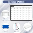 thumbnail image 3 of VOCHIC Magnetic Calendar for Fridge Dry Erase Calendar 16.9" X 11.8" Kitchen Decor, 3 of 5