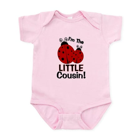 

CafePress - I m The LITTLE Cousin! Ladybu Infant Bodysuit - Baby Light Bodysuit Size Newborn - 24 Months