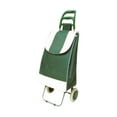 thumbnail image 3 of Carrito de compras Carrito de compras plegable Carrito de mano plegable Carrito portátil práctico Carrito de comestibles para viajes Gimnasio Compras verde, 3 of 8