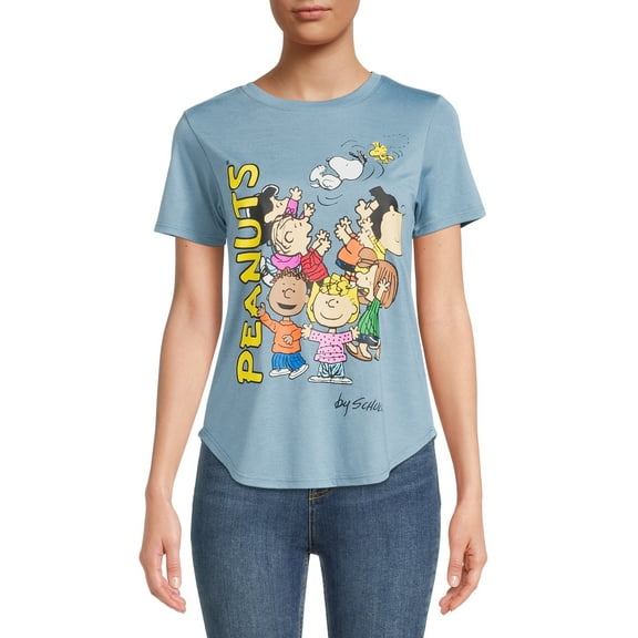 Peanuts Women's T-Shirt with Short Sleeves