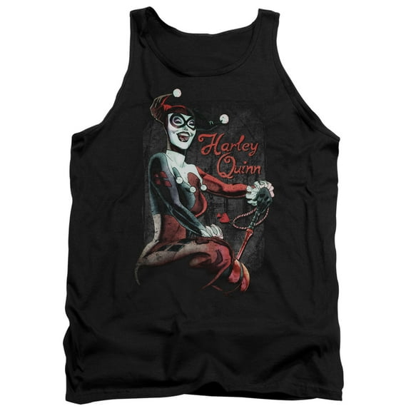 Batman Laugh It Up Adult Tank Top Black
