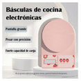 thumbnail image 2 of Báscula Digital 10kg-1g Lcd Hornear/cocinar/cocina/ Rosa Pálido, 2 of 5