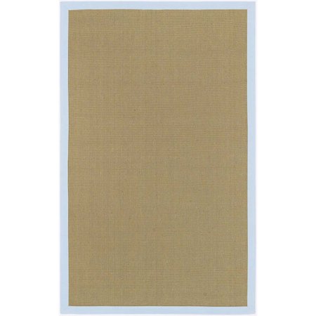 Surya Soho 8' x 10' Hand Woven Jute Rug in Neutral and Blue