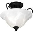 thumbnail image 3 of Hardware House Tuscany Semi-Flush Ceiling Fixture - Finish: Textured Black, 3 of 3