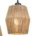 thumbnail image 4 of Uttermost 3-Light Coastal Metal/Rope Floor Lamp in Bronze/Gold, 4 of 9