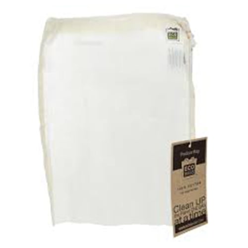 Ecobags products Gauze Produce Bags Natural Cotton, 1 bag