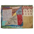 thumbnail image 1 of Taj Hotel Kantha Silk Blend Throw | 60"x90" | A, 1 of 2