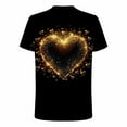 thumbnail image 5 of Nmnitkp Valentines Shirts for Men Short Sleeve Love Heart Graphic Printed Tops Round Neck Dating Plus Size Available T-Shirt Yellow,4XL, 5 of 5