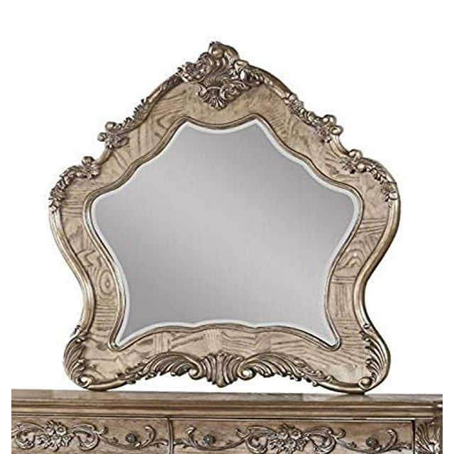 ACME Furniture 26314 Ragenardus Mirror, Vintage Oak