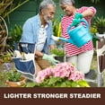 thumbnail image 2 of Aimerla K3  Foldable Garden Kneeler Seat Heavy Duty [Upgraded Widened Thick Kneeling Pad] Durable Garden Stool with Large Garden Tool Bags with Pockets - Portable Garden Bench Gardening Gifts, 2 of 5