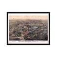 thumbnail image 3 of 1897 Map of Nashville TN - Framed Vintage Nashville Map - Old Nashville Wall Map - Centennial Exposition History Map of Nashville Tennessee Wall Art Poster, 3 of 9