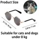 thumbnail image 5 of Gafas de sol Retro para perros y gatos brillar accesorios de fotos, 5 of 5