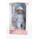 thumbnail image 5 of JC Toys La Baby Boutique 11 inch Small Soft Body Baby Doll Dressed in Blue for Children 12 Months and Older, 5 of 5