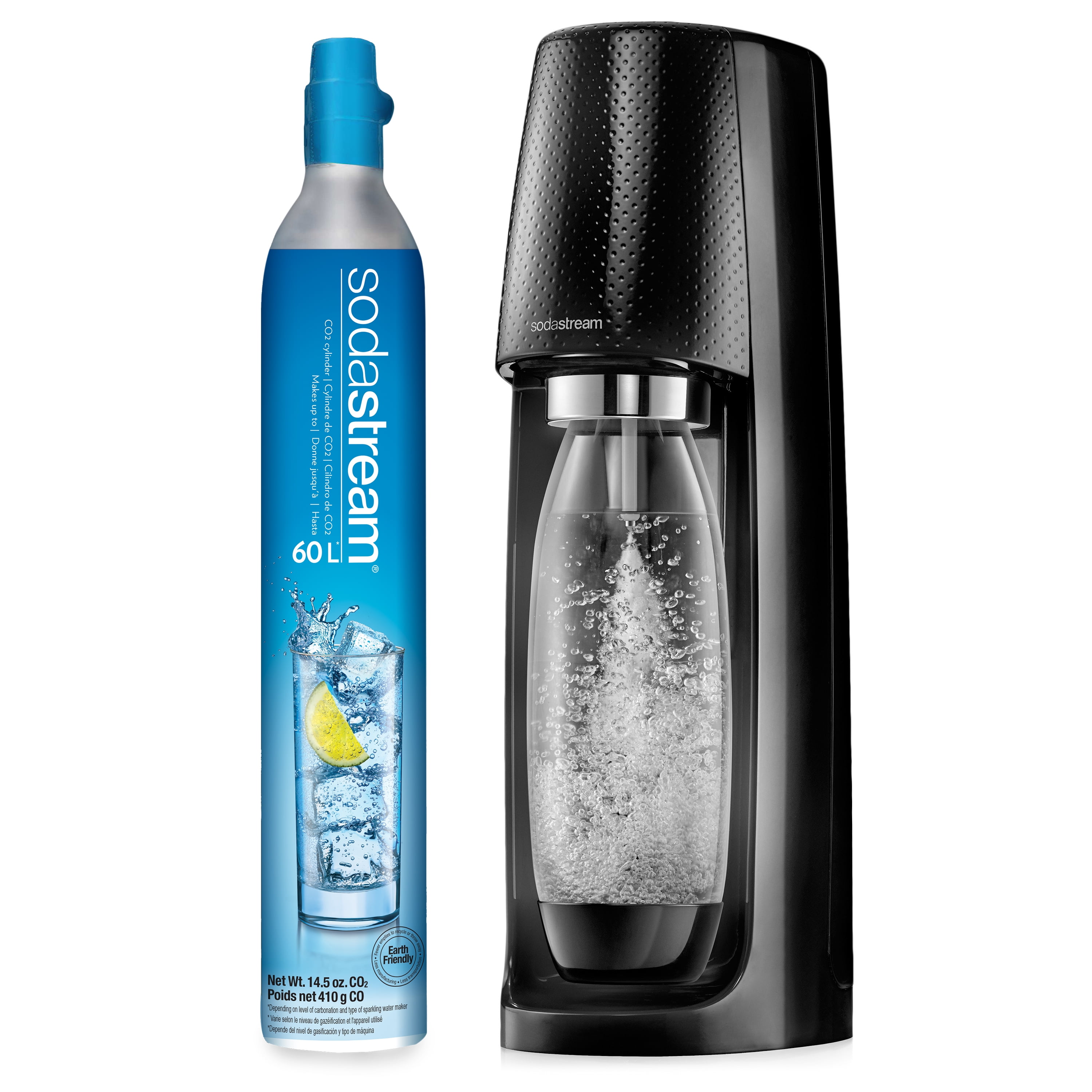 Sodastream Fizzi Black Sparkling Water Maker Kit