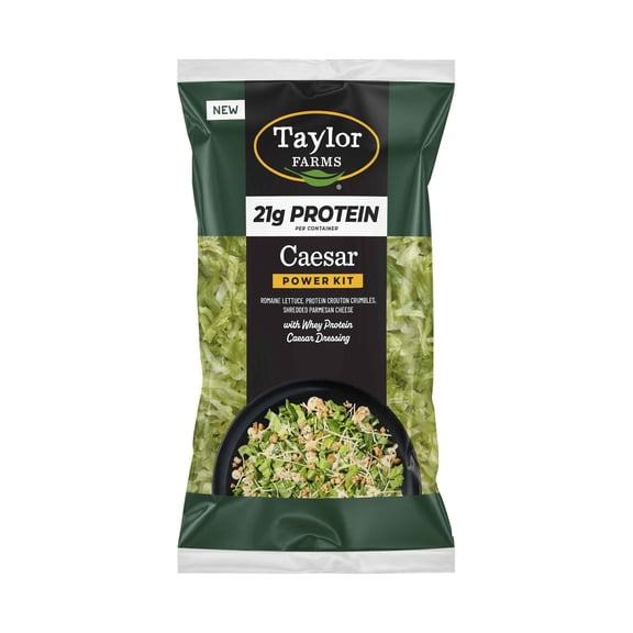 Taylor Farms Protein Caesar Chopped Salad Kit, 10.95 oz, Fresh