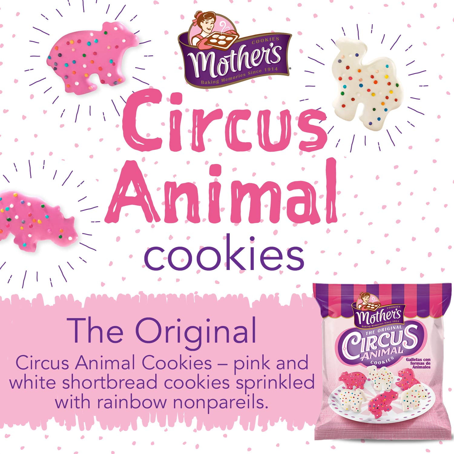 Mother's Cookies Original Circus Animal (Pack of 16)