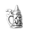 thumbnail image 1 of Sterling Silver 24" 1mm Box Chain Tiny 3D German Beer Stein People Pendant Necklace, 1 of 2