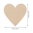 thumbnail image 4 of 10 piezas de 80 mm de madera natural para manualidades, juguetes educativos, adornos para álbumes de recortes (patrón de corazón), 4 of 8