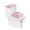Cherry Blossoms, variant on HELLHERO Hummingbird Cherry Blossom Fits All Toilet Shapes Easy Care 2 Pcs Set with Elastic Edge Toilet Seat Covers Set Toilet Lid Seat Cover Dustproof