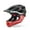 Black Shark, variant on ROCKBROS Bike Helmet Boys Girls Kids Helmet Full Face Helmet for Multi-sports Universial Adjustment(Age 5-12+)