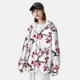 thumbnail image 5 of Gaeub Cherry Blossoms Men's and Women's UPF 50+ Long-Sleeved Sun Protection Clothing, Fishing Shirt Long Sleeve Zip - 3X-Large, 5 of 9