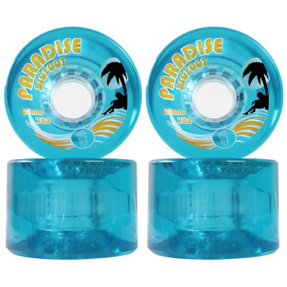 BIGFOOT FREERIDE LONGBOARD WHEELS 65MM 78A ISLANDERS BLUE - SHR Cruiser