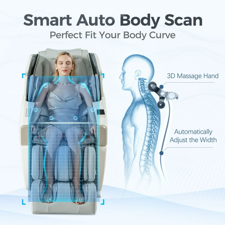 iBooMas 2024 Deep Tissue Back Massager, 4D Full Body Zero