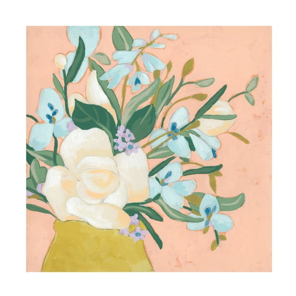 June Erica Vess 'Floral Allure I' Canvas Art