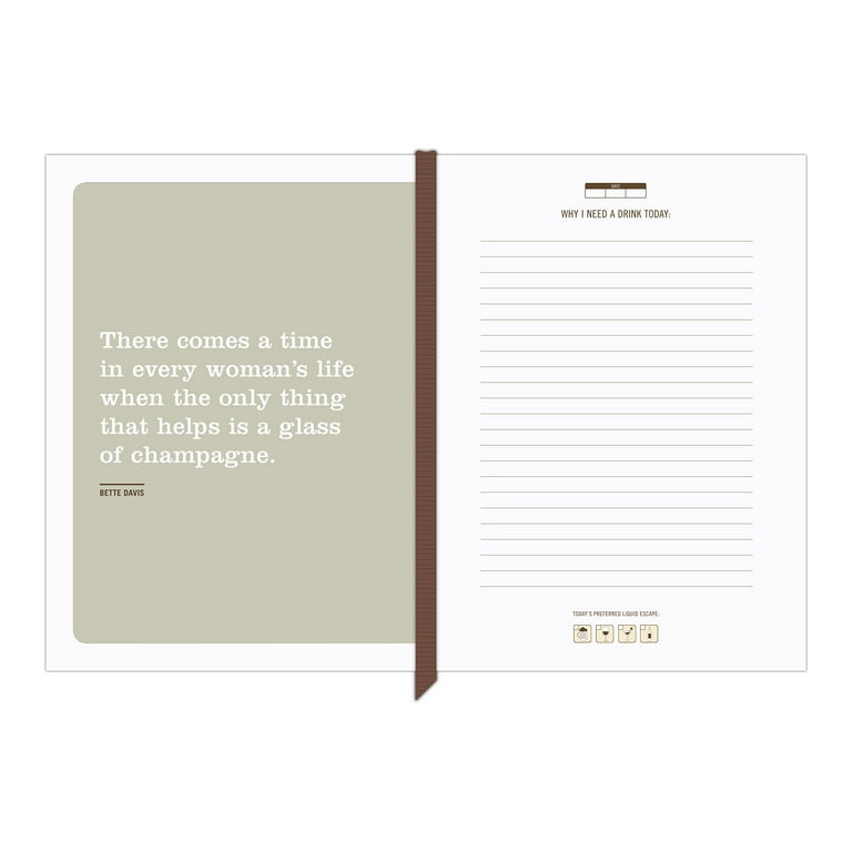 Knock Knock 'In My Humble Opinion' Inner-Truth Journal - Ombre Style, 160 Pages, Lined Notebook With Quotes