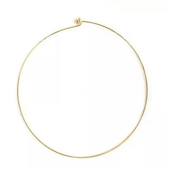K-KED Stainless Steel Collar Choker Necklace Fashion Round Necklaces Women Delicate Jewelry 1pc-Gold Color