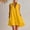 c01Yellow, variant on Hduncf Women's Sleeveless Ruffle Hem Mini Dress Half Zip Stand Collar A Line Short Dresses Summer Casual Boho Beach Sundress Beige XXL