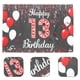thumbnail image 4 of Fondo de cumpleaños, decoración de pancarta, decoración de pared de feliz 13 cumpleaños, utilería para fotografía de fiesta de cumpleaños, 4 of 6