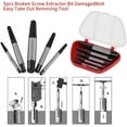 thumbnail image 4 of Damaged Screw Extractor Set For Versatile Screw Removal, Alloy Steel Construction Ensures Durability And Strength, 5 Pieces Including Reverse Thread Bits, Sizes Range From 4mm To 18mm, 4 of 8