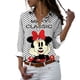 thumbnail image 1 of Disney-camisetas con estampado 3D de Mickey y Minnie, Tops informales de dibujos animados para la playa, estilo Harajuku, primavera y otoño, novedad de 2022, 1 of 5