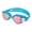 Light Blue, variant on Swimming Goggles Full Frame Large Eye Clearance with Silicone Adjustable Straps for Comfortable Fit and Clear, 48.5cm, Black