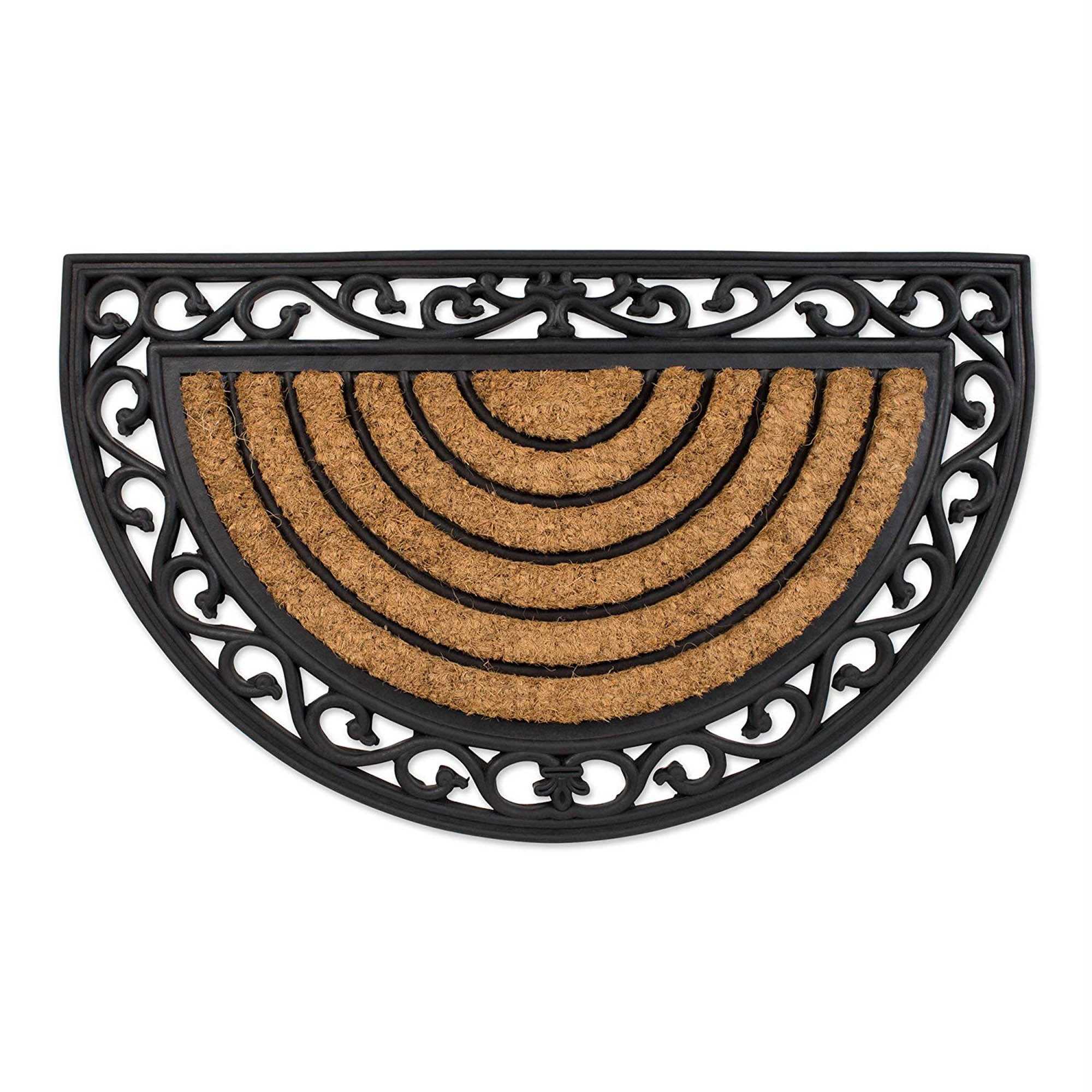 J&M Tuffridge Heavy Wrought Iron Arch Doormat 18x30 - Walmart.com