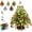#A, variant on DIY Beaded Christmas Tree Kit, 3D Crystal Bead Holiday Craft Set for Adults, Colorful beads and wire, 3D tabletop tree design, compact holiday decor, DIY steps, creative Christmas project for adults