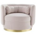thumbnail image 5 of Relish Performance Velvet Swivel Chair-EEI-4999, 5 of 8
