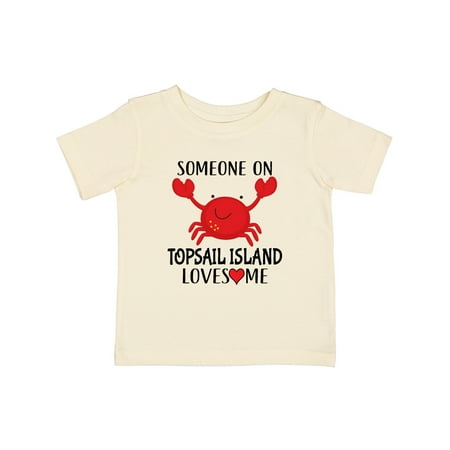 

Inktastic Someone on Topsail Island Loves Me Gift Baby Boy or Baby Girl T-Shirt